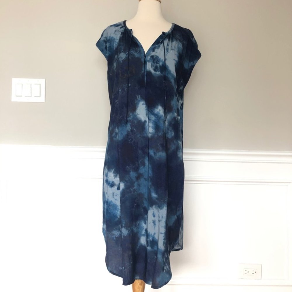 CUPIO BLUE TIE DYE BEACH DRESS